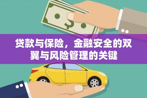 韶关贷款与保险，金融安全的双翼与风险管理的关键
