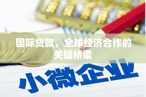 韶关国际贷款，全球经济合作的关键桥梁