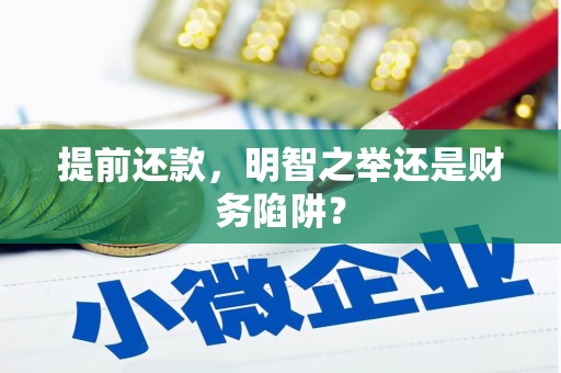 韶关提前还款，明智之举还是财务陷阱？
