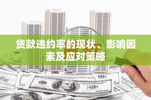 韶关贷款违约率的现状、影响因素及应对策略