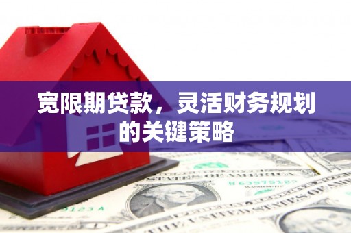 韶关宽限期贷款，灵活财务规划的关键策略