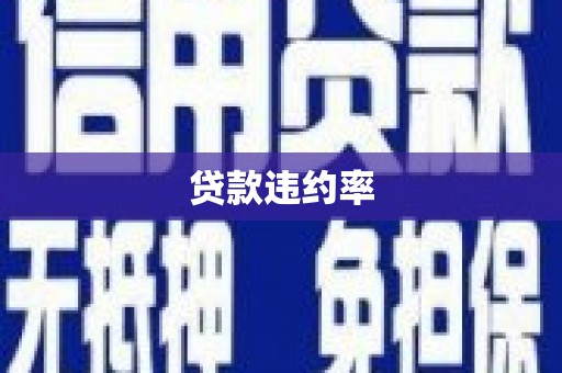 韶关贷款违约率