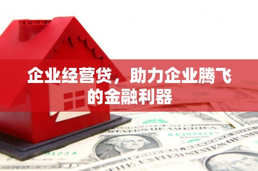 韶关企业经营贷，助力企业腾飞的金融利器