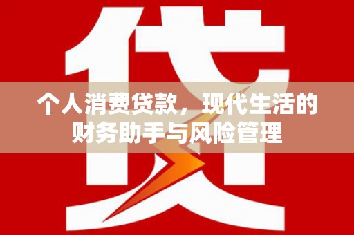 韶关个人消费贷款，现代生活的财务助手与风险管理