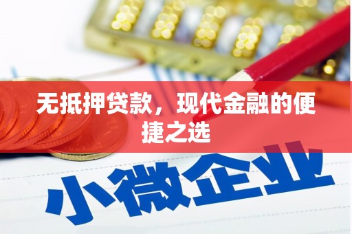 韶关无抵押贷款，现代金融的便捷之选