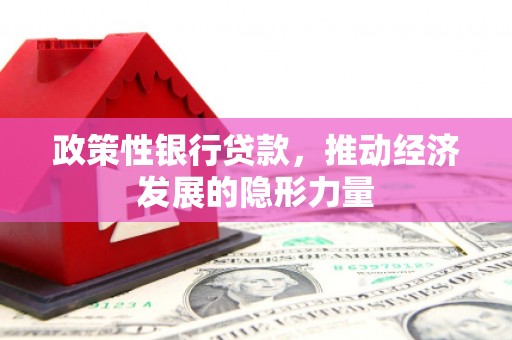 韶关政策性银行贷款，推动经济发展的隐形力量
