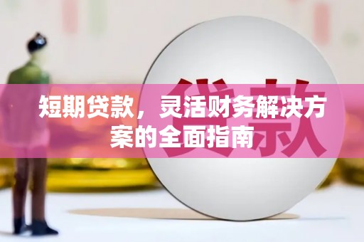 韶关短期贷款，灵活财务解决方案的全面指南