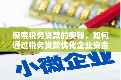 韶关探索税务贷款的奥秘，如何通过税务贷款优化企业资金流