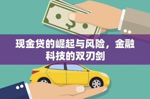 韶关现金贷的崛起与风险，金融科技的双刃剑