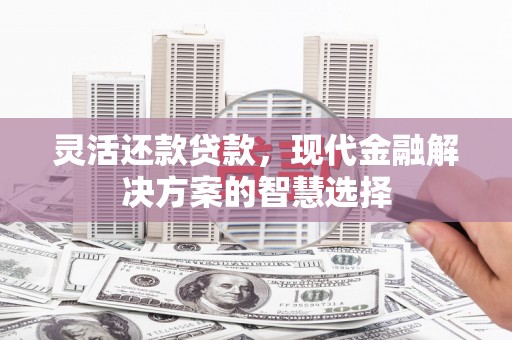 韶关灵活还款贷款，现代金融解决方案的智慧选择