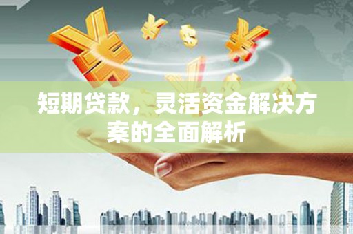 韶关短期贷款，灵活资金解决方案的全面解析