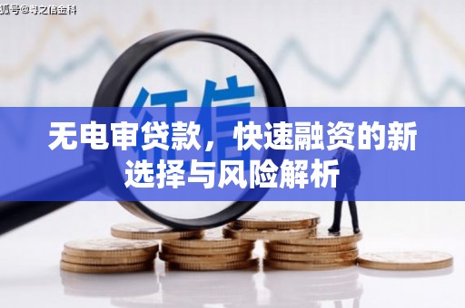 韶关无电审贷款，快速融资的新选择与风险解析