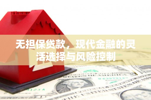 韶关无担保贷款，现代金融的灵活选择与风险控制