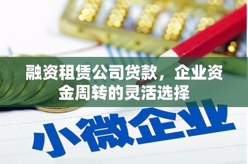 韶关融资租赁公司贷款，企业资金周转的灵活选择