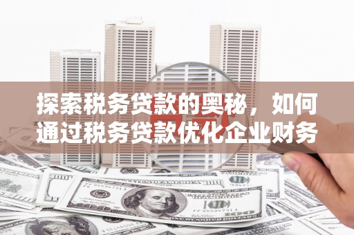 韶关探索税务贷款的奥秘，如何通过税务贷款优化企业财务