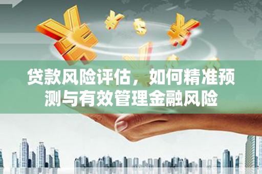 韶关贷款风险评估，如何精准预测与有效管理金融风险