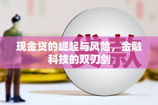 韶关现金贷的崛起与风险，金融科技的双刃剑