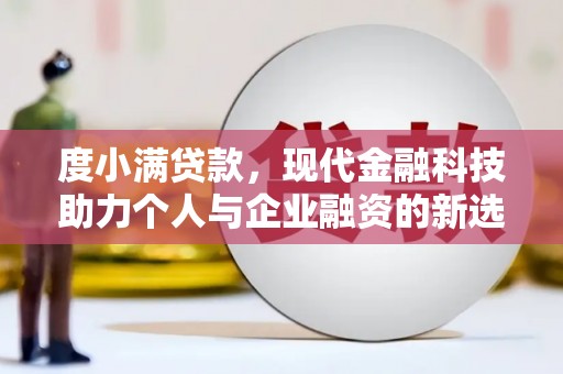 韶关度小满贷款，现代金融科技助力个人与企业融资的新选择