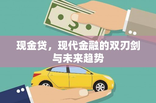 韶关现金贷，现代金融的双刃剑与未来趋势