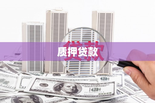 韶关质押贷款