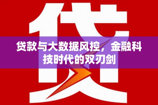 韶关贷款与大数据风控，金融科技时代的双刃剑