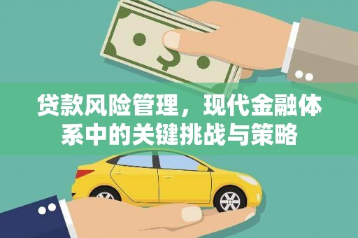 韶关贷款风险管理，现代金融体系中的关键挑战与策略