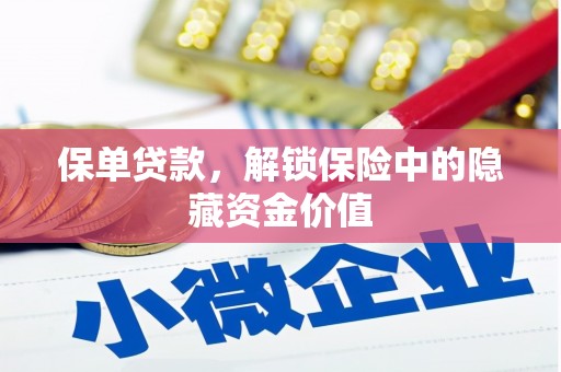 韶关保单贷款，解锁保险中的隐藏资金价值