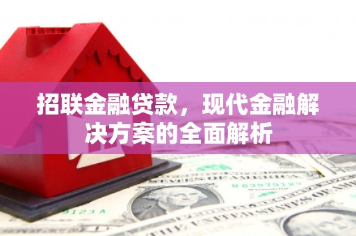 韶关招联金融贷款，现代金融解决方案的全面解析