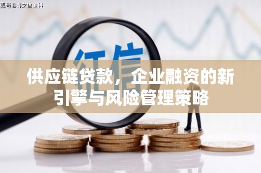 韶关供应链贷款，企业融资的新引擎与风险管理策略
