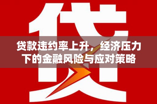 韶关贷款违约率上升，经济压力下的金融风险与应对策略