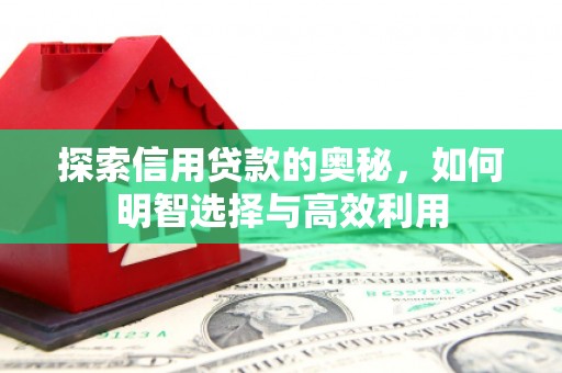 韶关探索信用贷款的奥秘，如何明智选择与高效利用