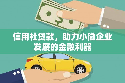 韶关信用社贷款，助力小微企业发展的金融利器