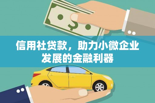 韶关信用社贷款，助力小微企业发展的金融利器