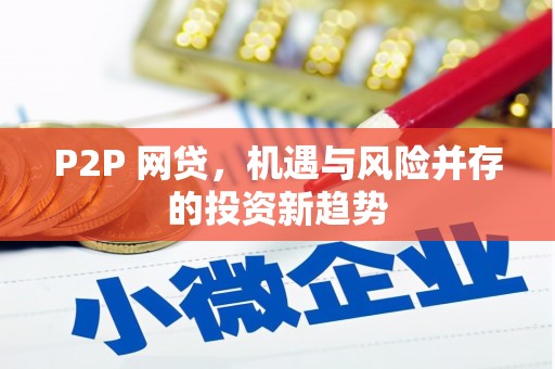 韶关P2P 网贷，机遇与风险并存的投资新趋势