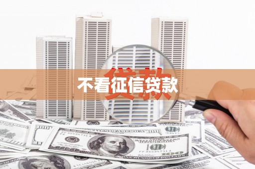 韶关不看征信贷款