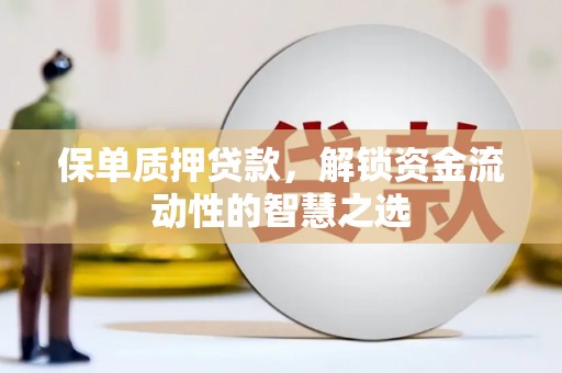 韶关保单质押贷款，解锁资金流动性的智慧之选