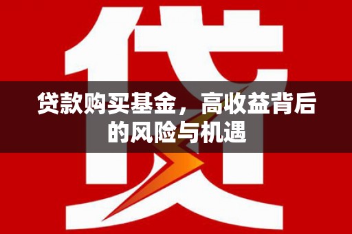 韶关贷款购买基金，高收益背后的风险与机遇